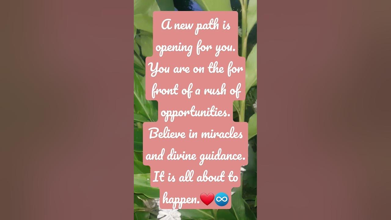 what-can-you-do-when-a-new-path-is-opening-up-youtube