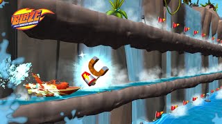 Blaze: Obstacle Course 🔥 Help Blaze dodge the obstacles and Crusher’s contraptions to win!
