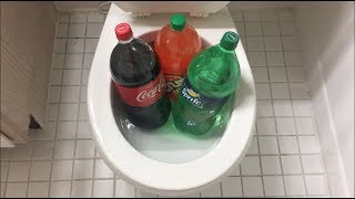 Mixing all of my Sodas - Will it Flush?