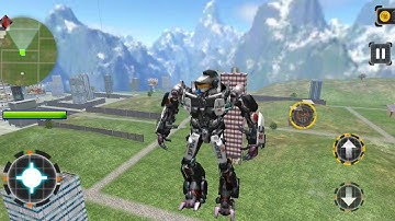Trò chơi Siêu robot cảnh sát biến hình police transformer car Game Android iOS Gameplay