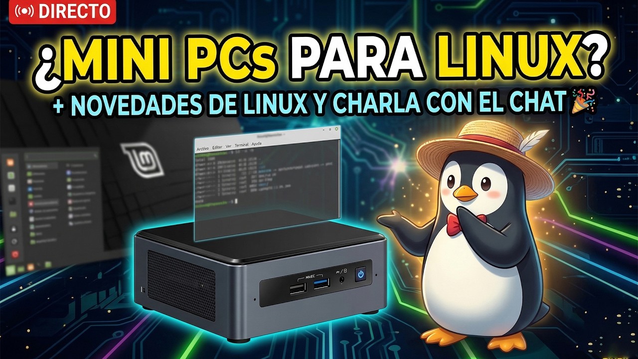 🔴 DIRECTO: MINI PCs para LINUX 🐧 + NOVEDADES y Charla - YouTube
