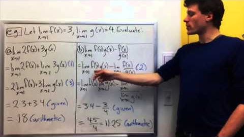 §2.3 Video 1: Limit Laws