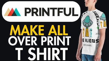 How To Make All Over Print T Shirt ON PRINTFUL