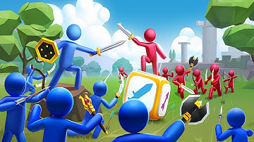 Stickman Epic Dice Battle (by Koro Games) IOS Gameplay Video (HD)