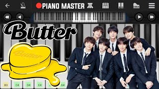 BTS 방탄소년단 Butter Song Easy Piano Tutorial