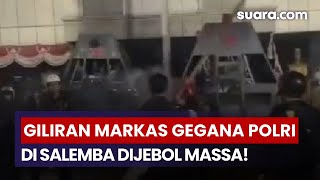 Download Lagu Markas Gegana Polri di Salemba Dijebol Massa! Ada Gudang Senjata MP3