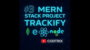 #3 Trackify - MERN Stack Backend Setup | Full-Stack App Demo (React, Node.js, MongoDB, Express)
