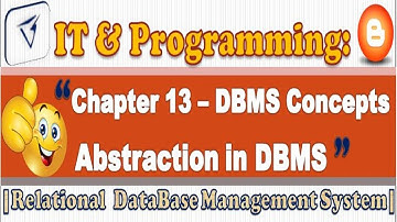 Abstraction in DBMS | Database Schema | Database Instance |  RBSE 12th Class #BharatSharma