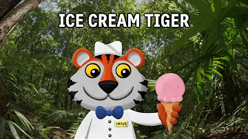 Ice Cream Tiger - Lyric Video - Parry Gripp