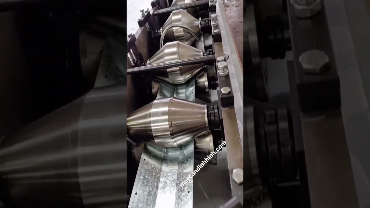 Máy cán định hình thanh U từ cuộn 200*1mm