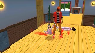 Killer killed everyone #sakuraschoolsimulator #sakura #horrorstory #sakurastory #shortfilm