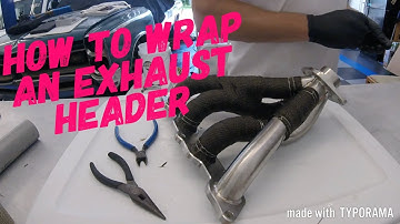 How to Wrap an Exhaust Header - Scion XB