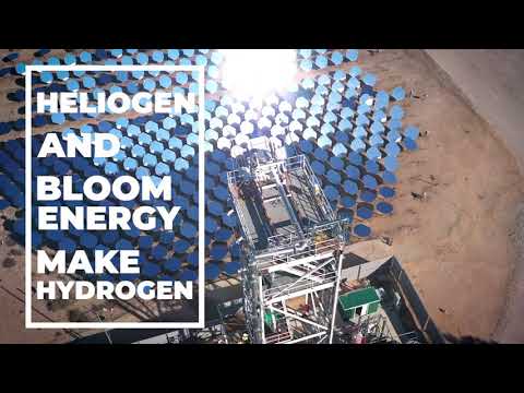 Heliogen and Bloom Energy lead the way to produce low-cost, green hydrogen