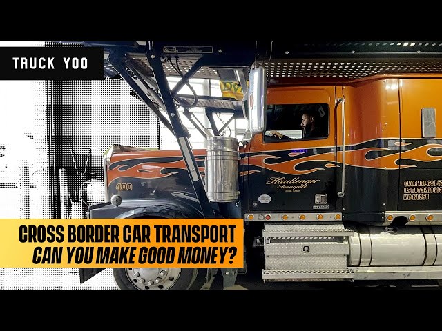 Western Star Car Hauler. Canada to US. Owner operator interview.