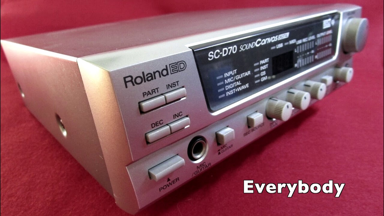 [Roland SC-D70] Official Demo Songs (Virtual Sound Canvas Crossover)