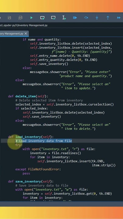Build a Python Inventory App with Tkinter! Add, Update & Save Data ...
