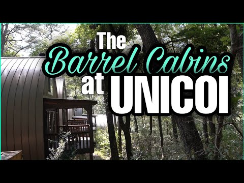 Helen Georgia Barrel Cabins at Unicoi State Park Campground