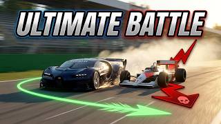 Bugatti VGT vs. Formula Legends: High-Speed Battle at Monza!