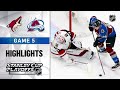 NHL Highlights | First Round, Gm5: Coyotes @ Avalanche - Aug. 19, 2020