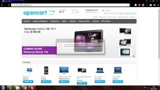 Installation and appearance of the module 'Additional pages' for OpenCart 1.5x