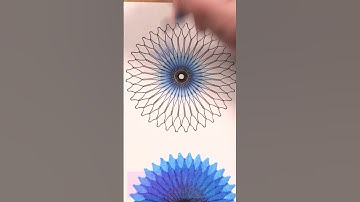 Easy Spirograph Designs | Spirograph Cyclex | Winter Designs 2022 #3