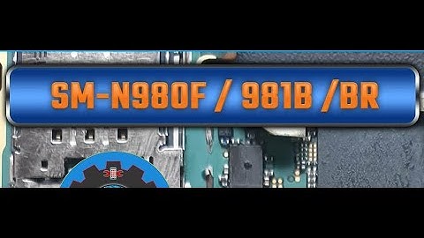 Samsung Galaxy Note 20 UFS ISP Pinout Repair Guide #gsmsanjoy