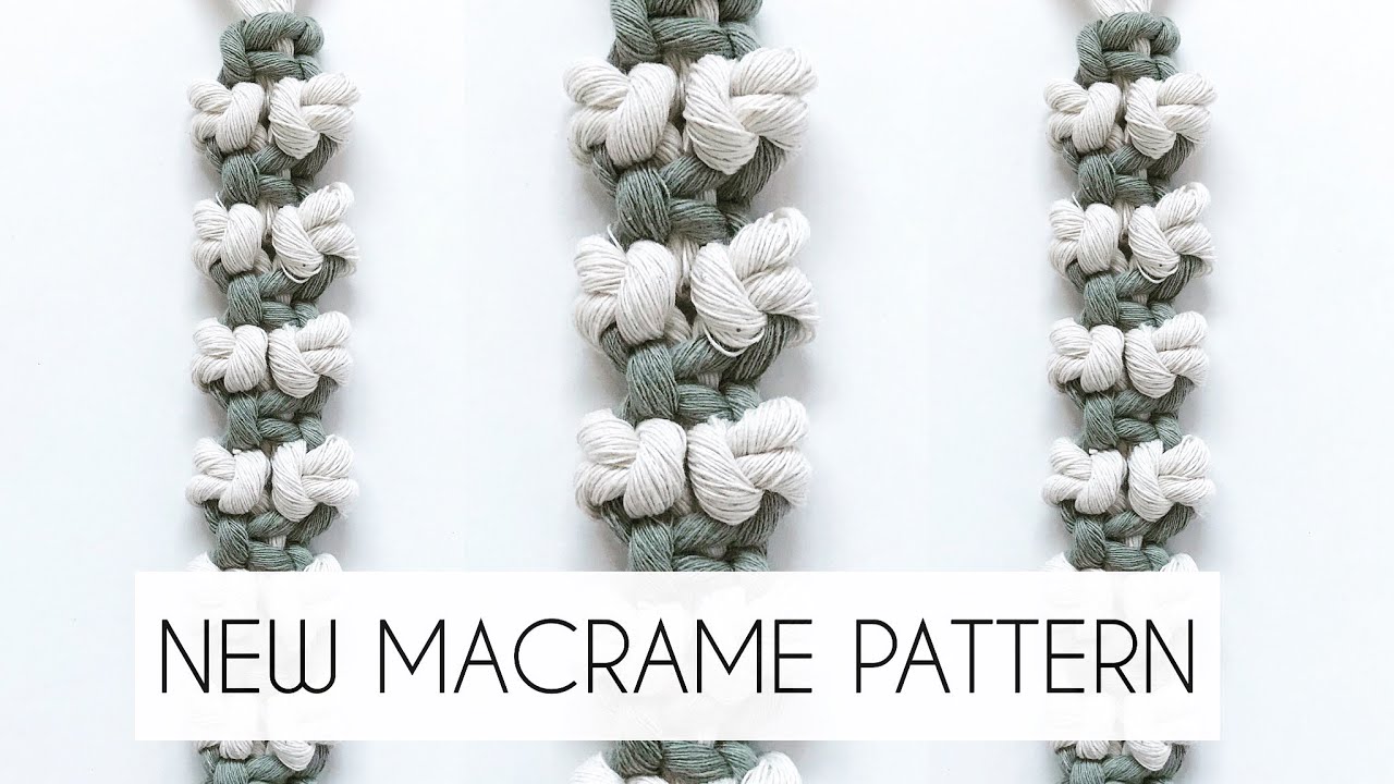 NEW MACRAE PATTERN | INTERMEDIATE MACRAME PETTER | MULTICOLOUR KNOTS ...