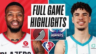 Portland Trail Blazers vs. Charlotte Hornets Full Game Highlights _ NBA Season 2021-22