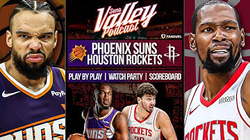 Phoenix Suns at Houston Rockets | LIVE Reaction | Scoreboard | Play By Play | Postgame Show