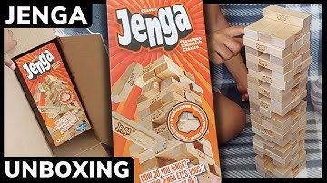 JENGA - The Best Game Ever - Unboxing [Perfect for Kids & Adults, as Birthday Game, Fun or Travel ]