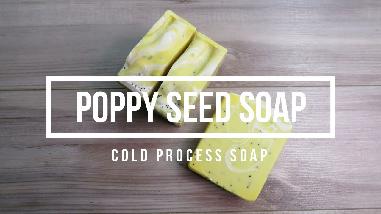 LEMON POPPY SEED - COLD PROCESS SOAP