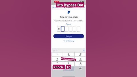 Otp bot for bypassing any 3D’s and 2FA is available