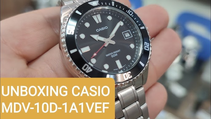 UNBOXING CASIO DURO MDV-10-1A2VEF - YouTube