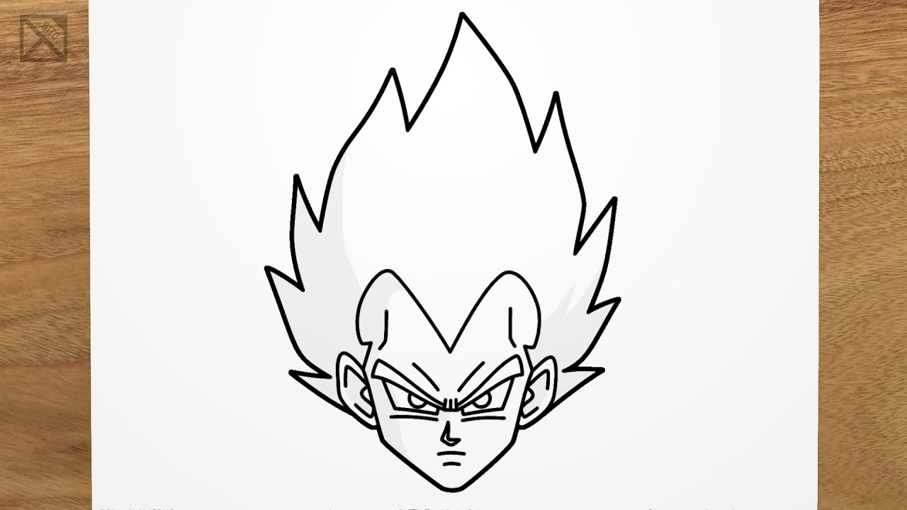 COMO DESENHAR O VEGETA DRAGON BALL - DRAWING VEGETA em 2023