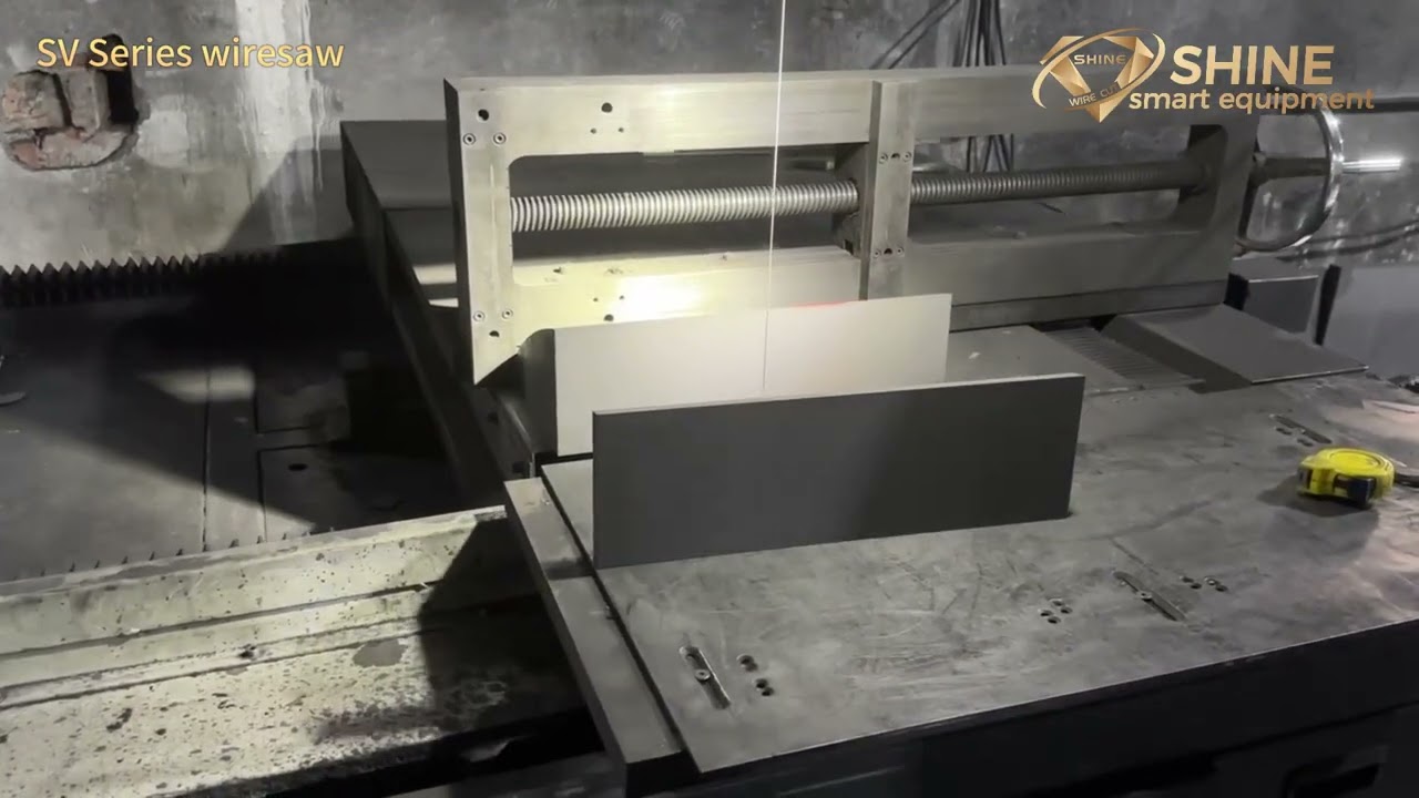 Endless diamond wire saw machine is a perfect machine tool for precision cut YouTube player