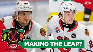 Which Chicago Blackhawks' prospect needs to make the leap next season? | CHGO Blackhawks Podcast