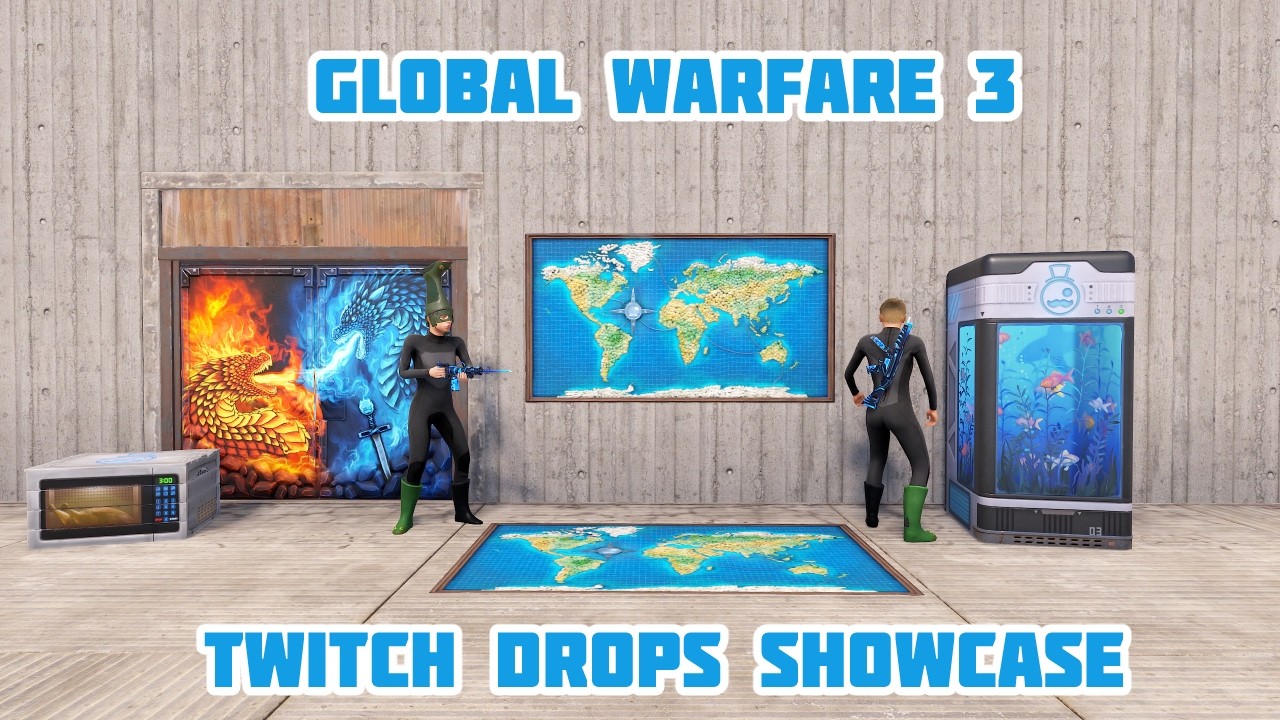Rust July Global Warfare 2025 Twitch Drops! (Skins Showcase) - YouTube