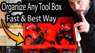 How To ORGANIZE Your TOOL BOX (Fastest and Best Way!)
