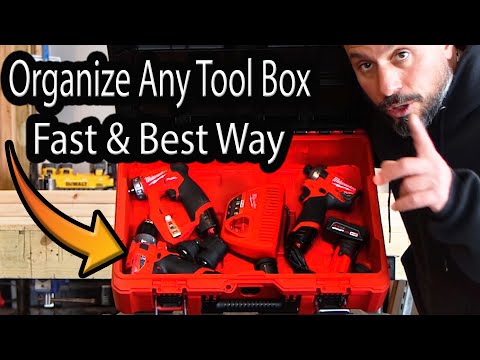 How To ORGANIZE Your TOOL BOX (Fastest and Best Way!)