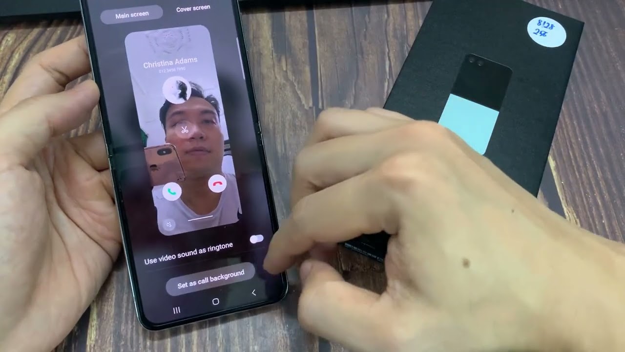 Samsung Galaxy Z Flip 5: How to Change The Incoming Call Background Image