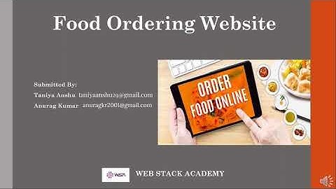 Food Ordering Website Project Submission | WSA MERN STACK INTERNSHIP l August 2024