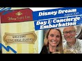 DISNEY DREAM! * Day 1 Embarkation Day * CONCIERGE Check In & Health Tent Full Walk Through * 4k