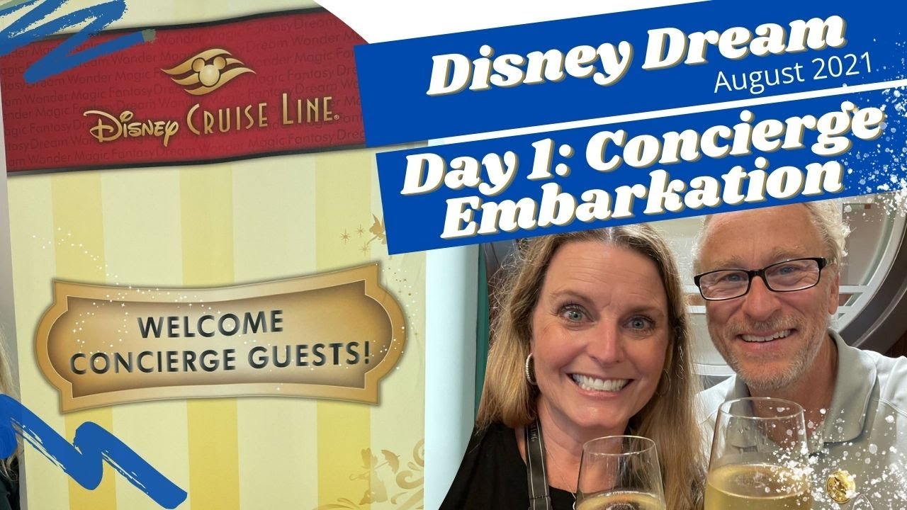 DISNEY DREAM! * Day 1 Embarkation Day * CONCIERGE Check In & Health Tent Full Walk Through * 4k