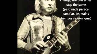 The Allman Brother's Band - Whipping Post (letra español/ingles) chords