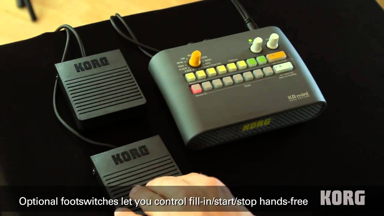 KORG KR Mini Energize your practices and perfomances with diverse Rhythm  patterns YouTube