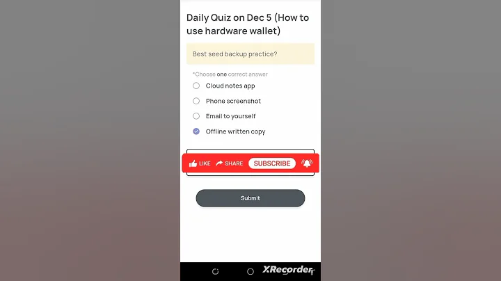 Xenea Wallet Quiz Answers Today | 05 DECEMBER 2025 | Xenea Daily Quiz Solutions | Earn Rewards Fast