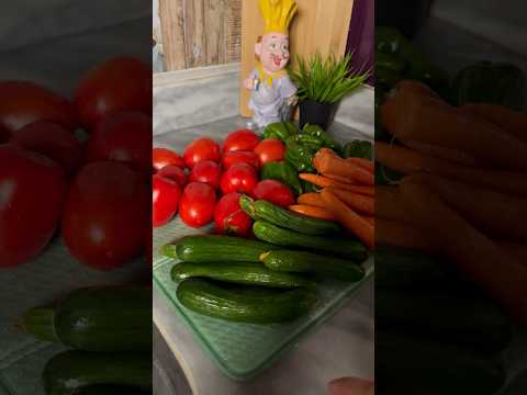 خضار طماطم خيار جزر