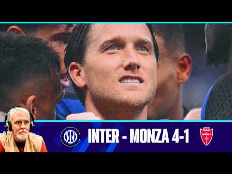 Inter-Monza 4-1: Goals by Çalhanoğlu, Zieliński, Esposito, and Bisseck with commentary by Frances...