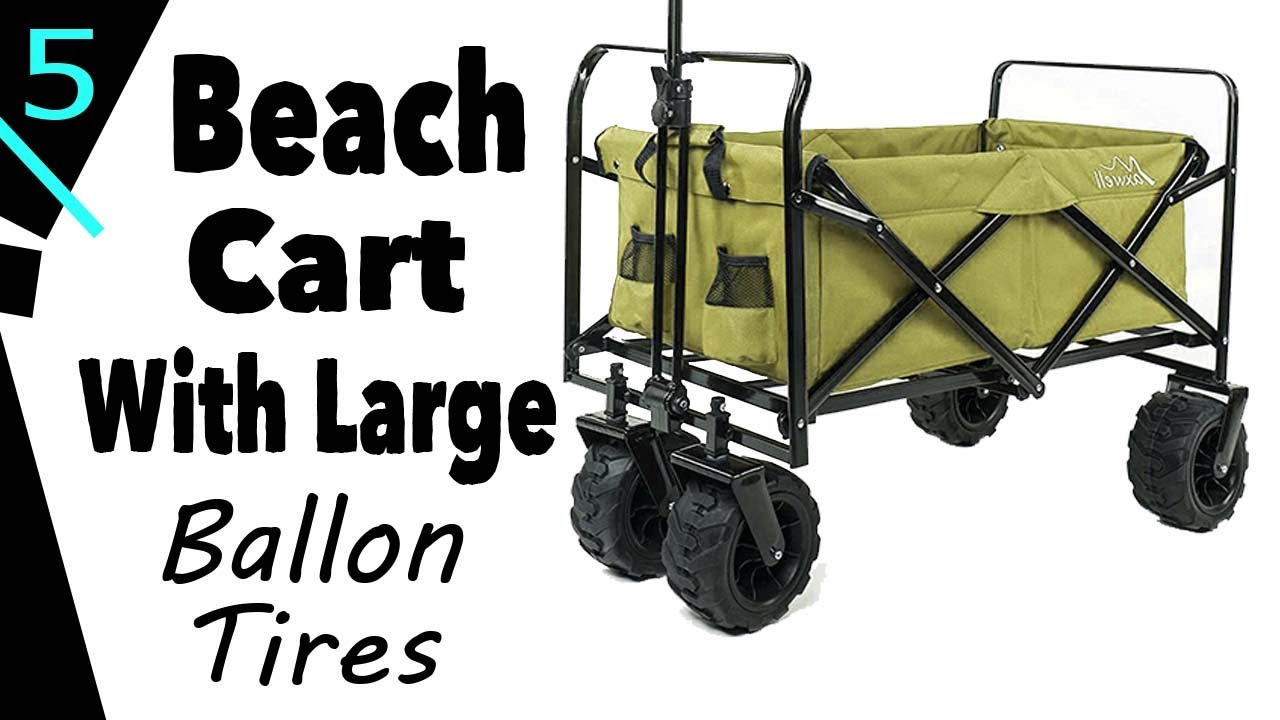 The COOLEST Beach Cart! - E-Beach Wagon! 