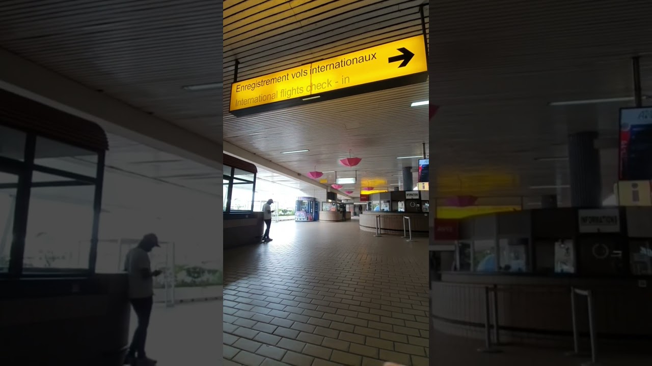 Aéroport Léon Mba est en travaux avec son nouveau terminal en construction première 18h00 🇬🇦